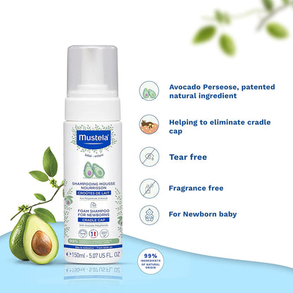 Mustela Foam Shampoo for Newborn 150ml