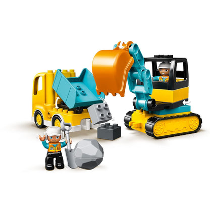 Lego Truck & Tracked Excavator