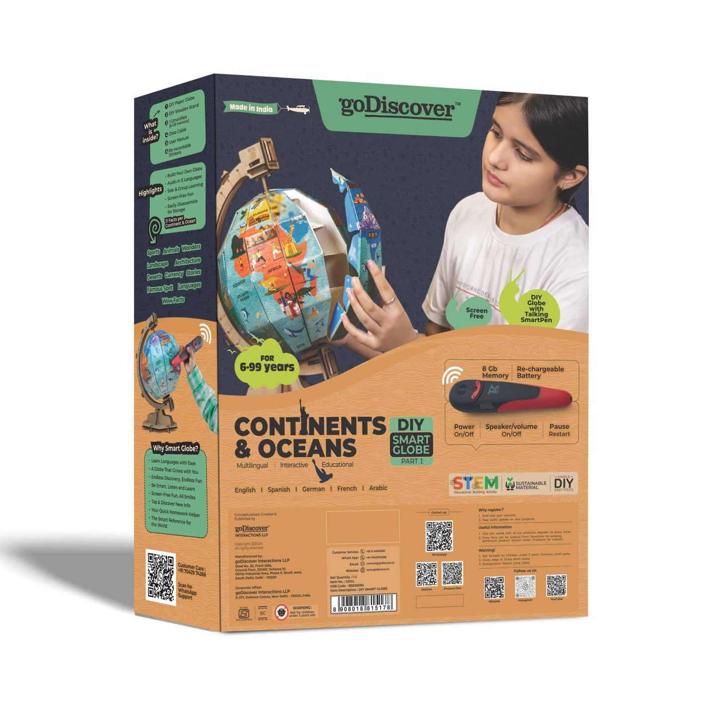 goDiscover Interactive Globe with Smart Talking Pen