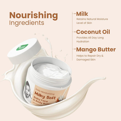 MS Daily Moisturizing Milky Soft Baby Face & Body butter