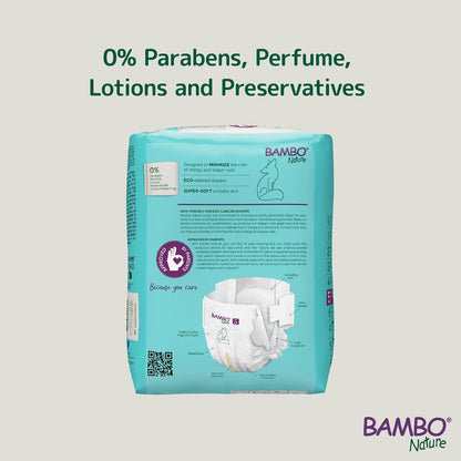 Bambo Nature Premium Baby Tape Diapers for Baby XL Size (12-18 Kgs)-22 Count