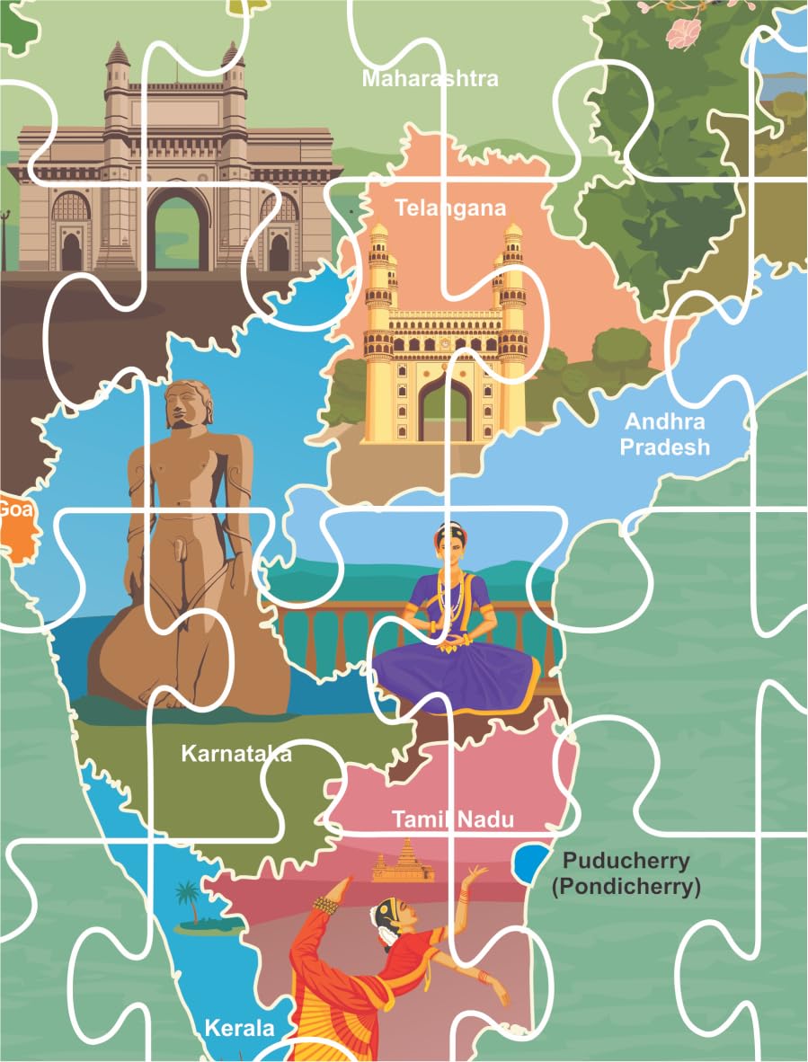 goDiscover Kids India-Map Puzzle with Talking Smart Pen