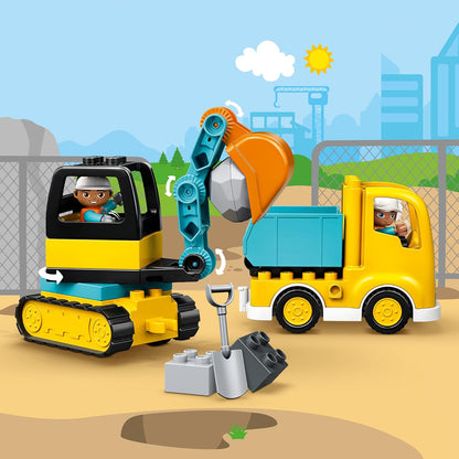 Lego Truck & Tracked Excavator
