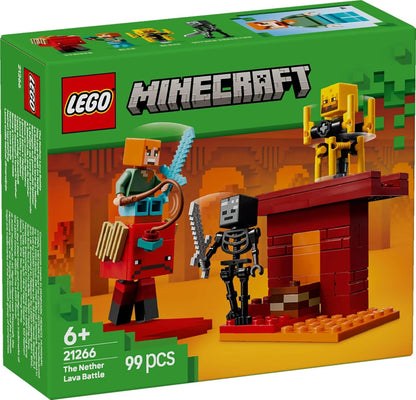 LEGO The Nether Lava Battle