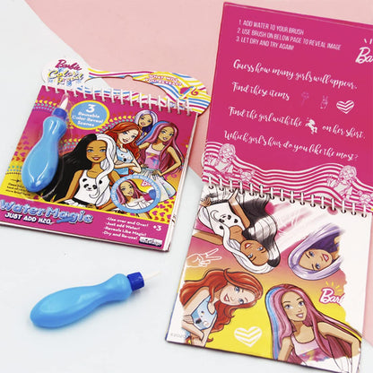 Skoodle Barbie Reusable Water Magic 3 Scenes Book