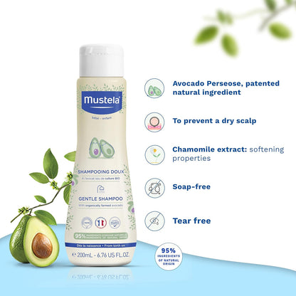 Mustela Baby Gentle Shampoo 200ml