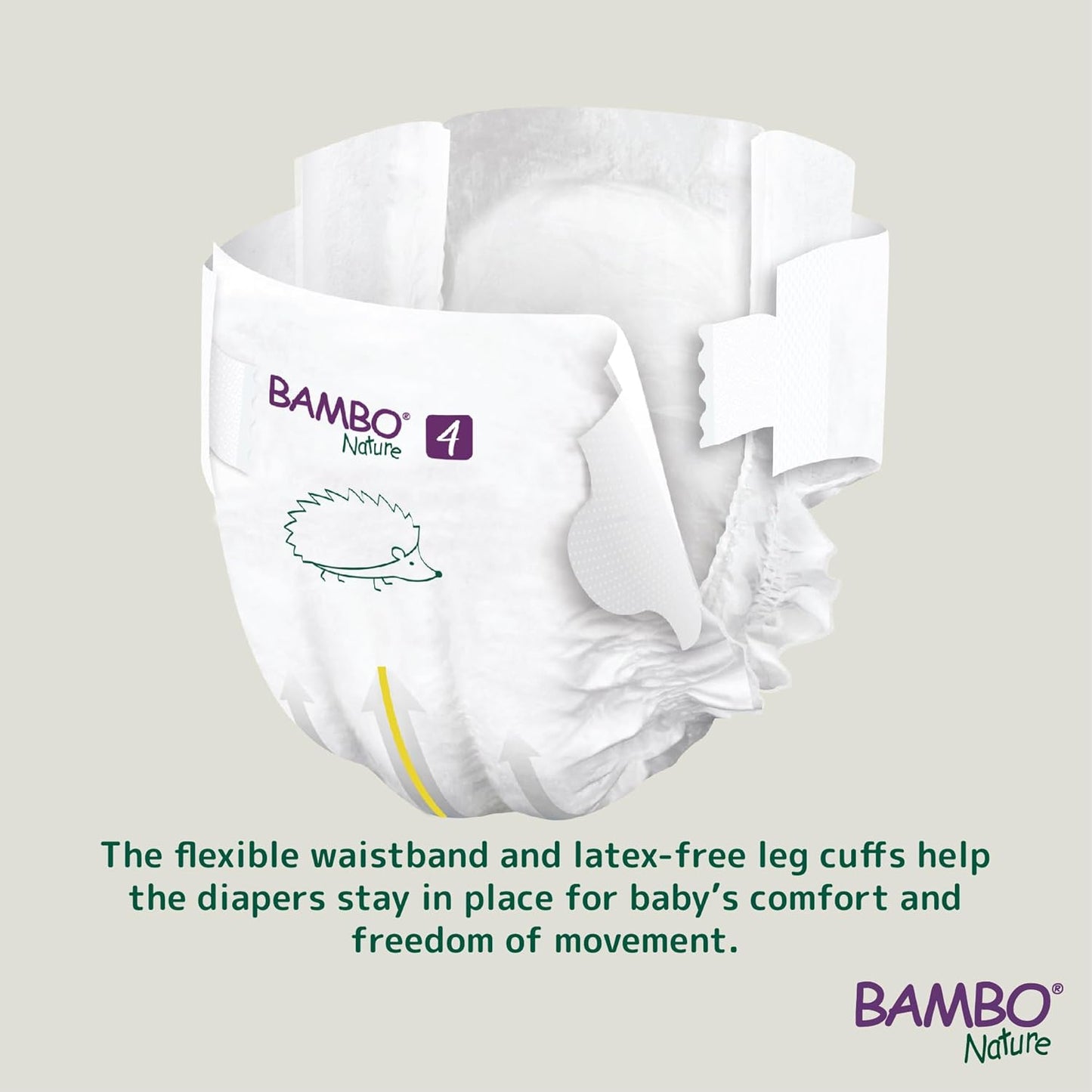Bambo Nature Premium Baby Tape Diapers for Baby Large Size (7-14 Kgs)