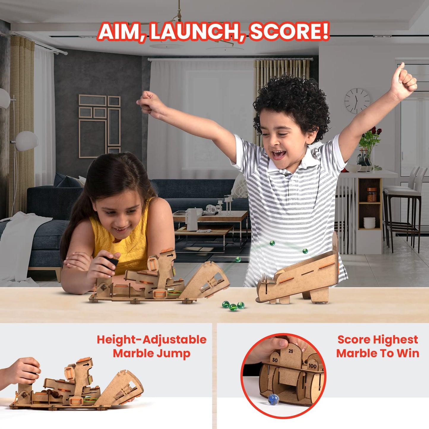 Smartivity Pot Shot Marble Game