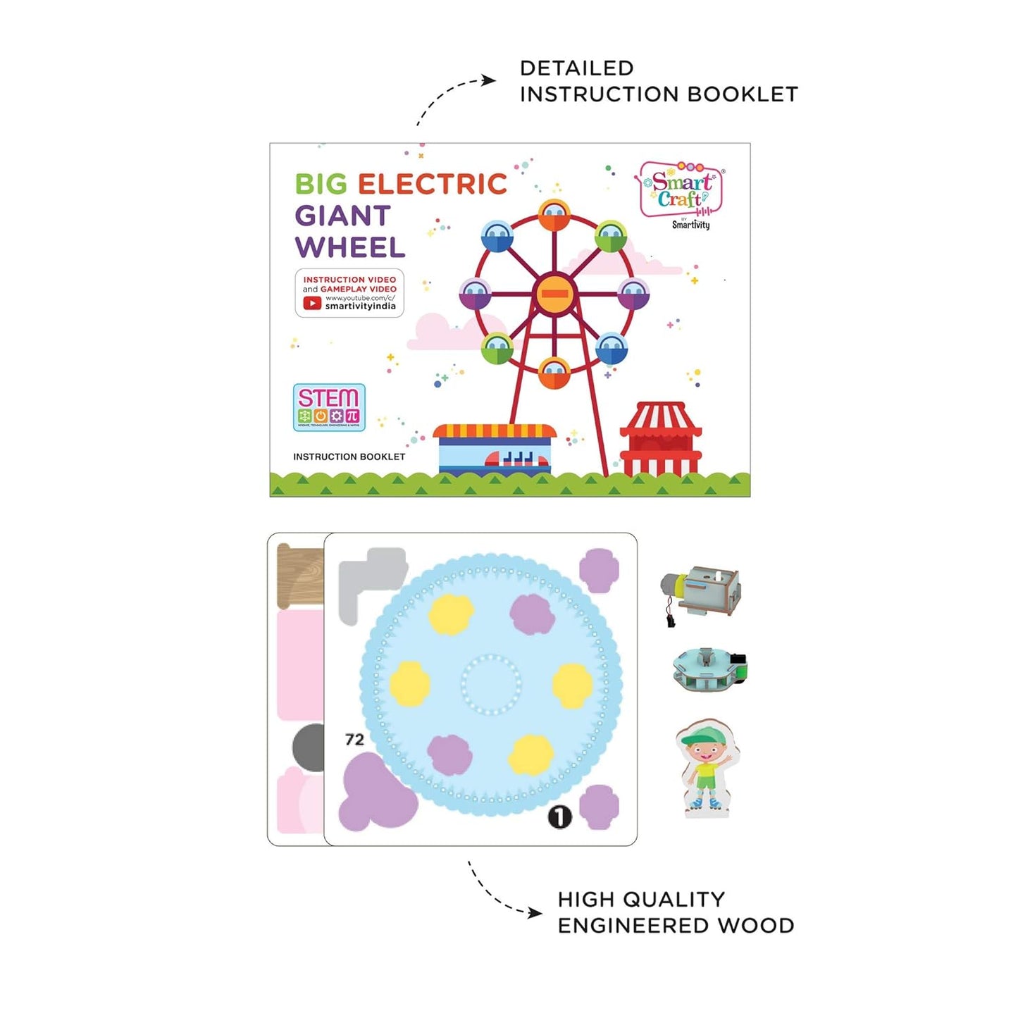 Smartivity Big Electric Giant Wheel