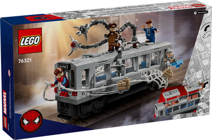 LEGO Marvel Spider-Man vs. Doc Ock Subway Train Scene