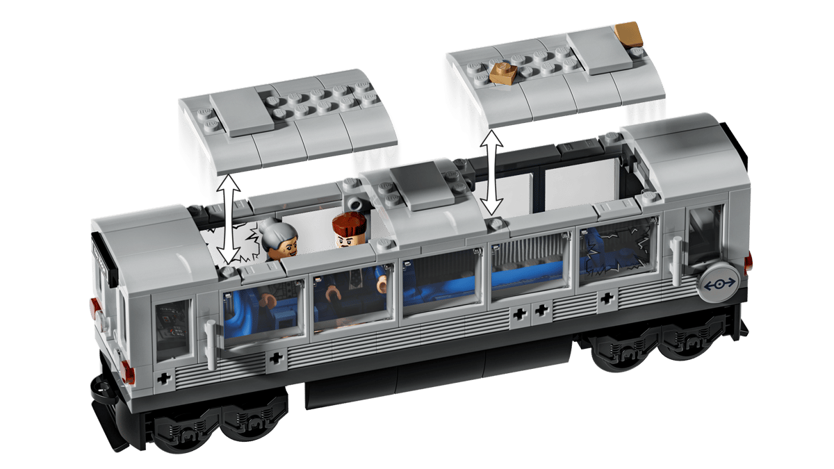 LEGO Marvel Spider-Man vs. Doc Ock Subway Train Scene
