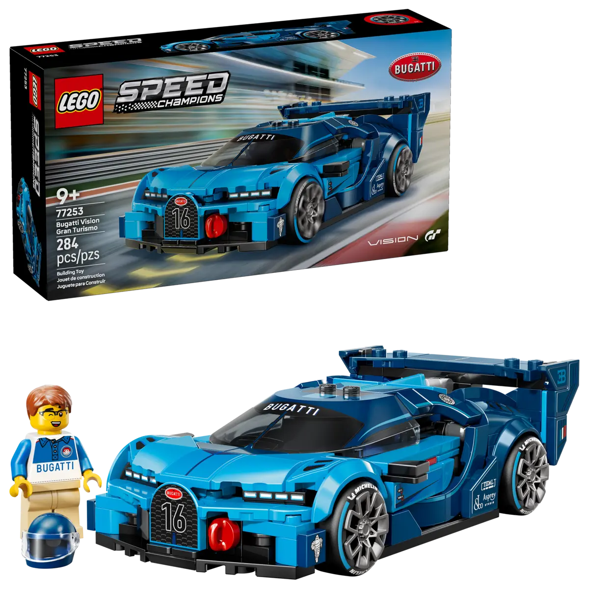 LEGO Speed Champions Bugatti Vision Gran Turismo Hyper Sports Car