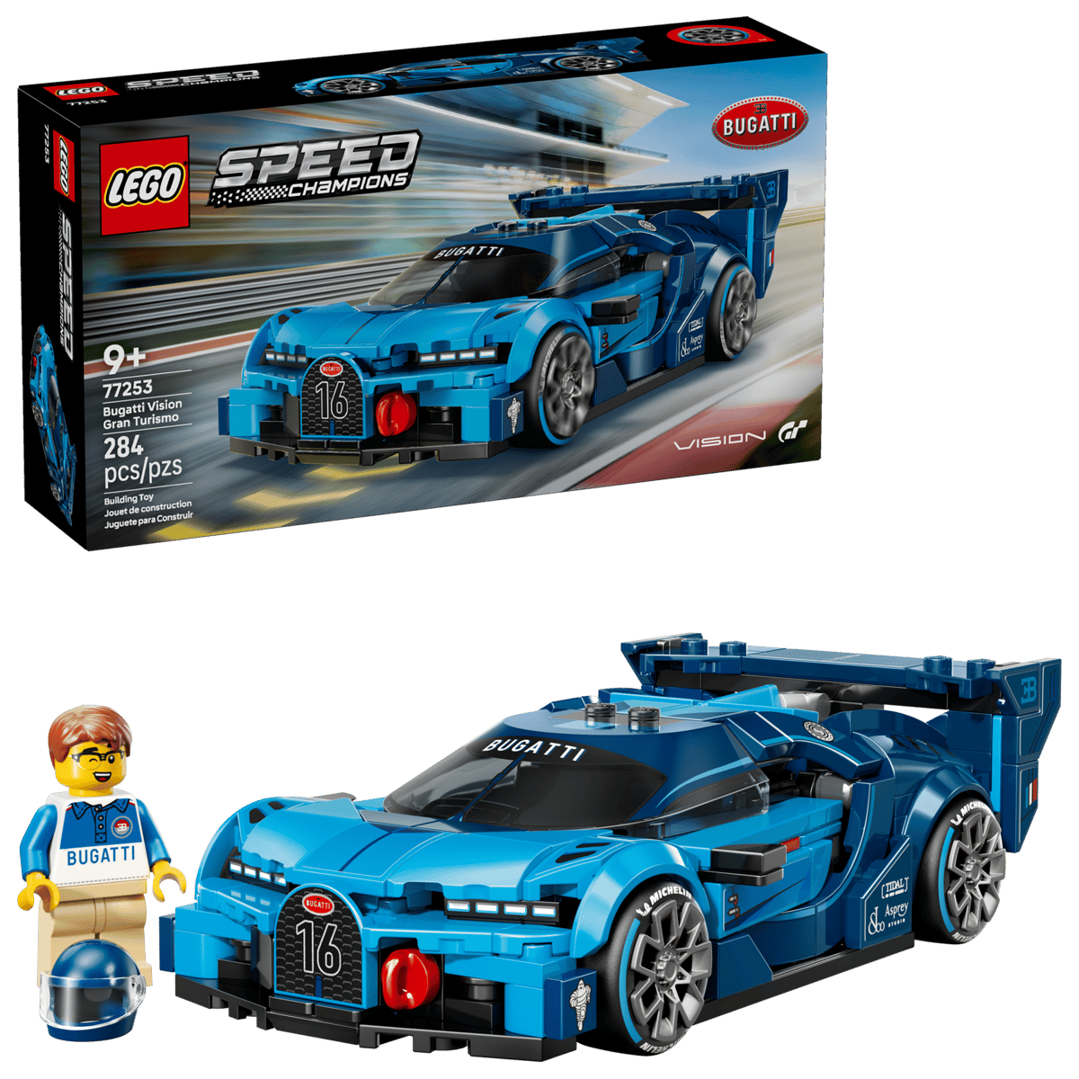 LEGO Speed Champions Bugatti Vision Gran Turismo Hyper Sports Car
