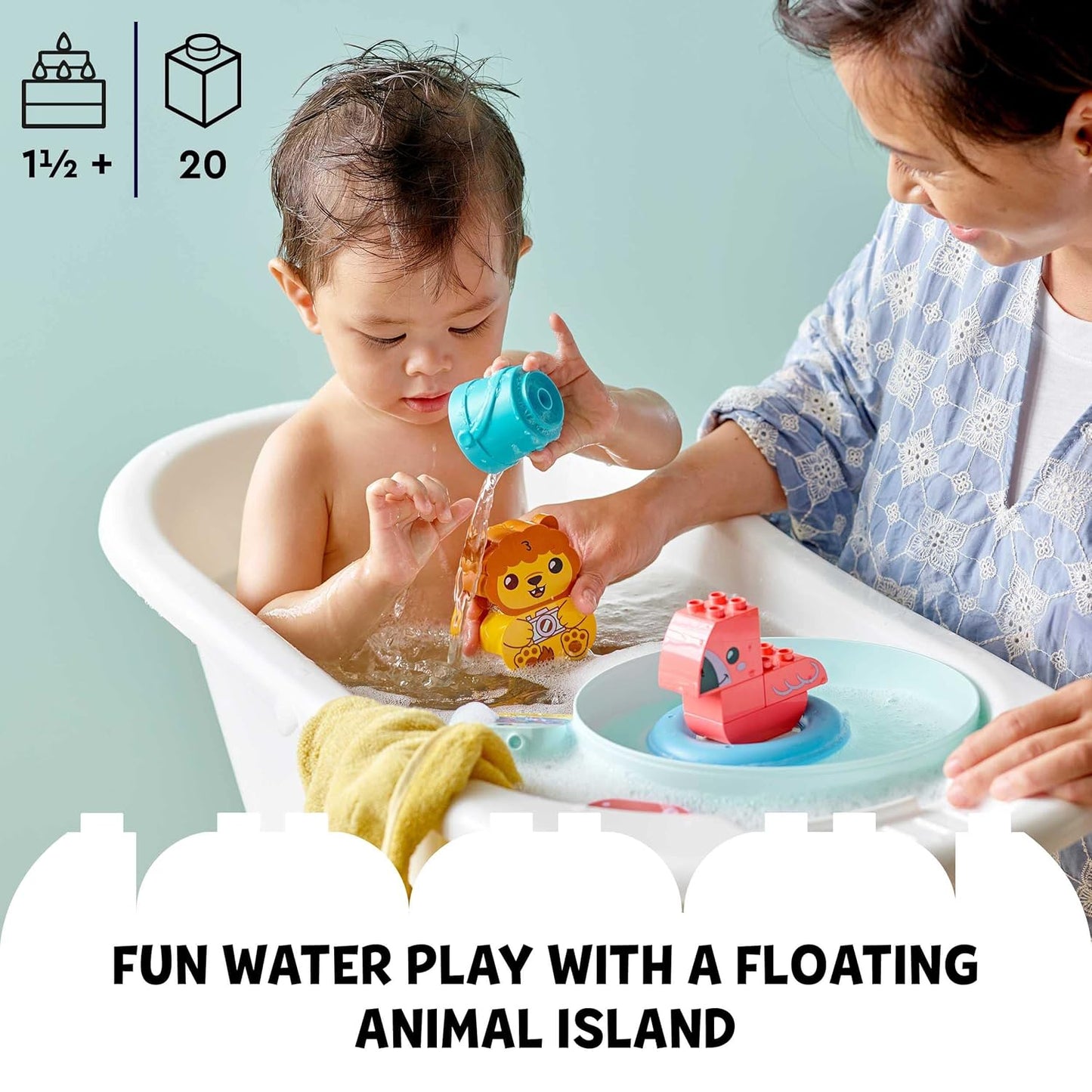 LEGO My First Bath Time Fun: Floating Animal Island