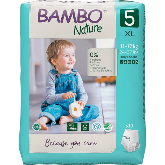 Bambo Nature Premium Baby Pants Diapers for Kids XL Size (11-17 Kgs)