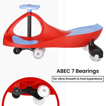 R For Rabbit Iya Iya Swing Car Blue Red