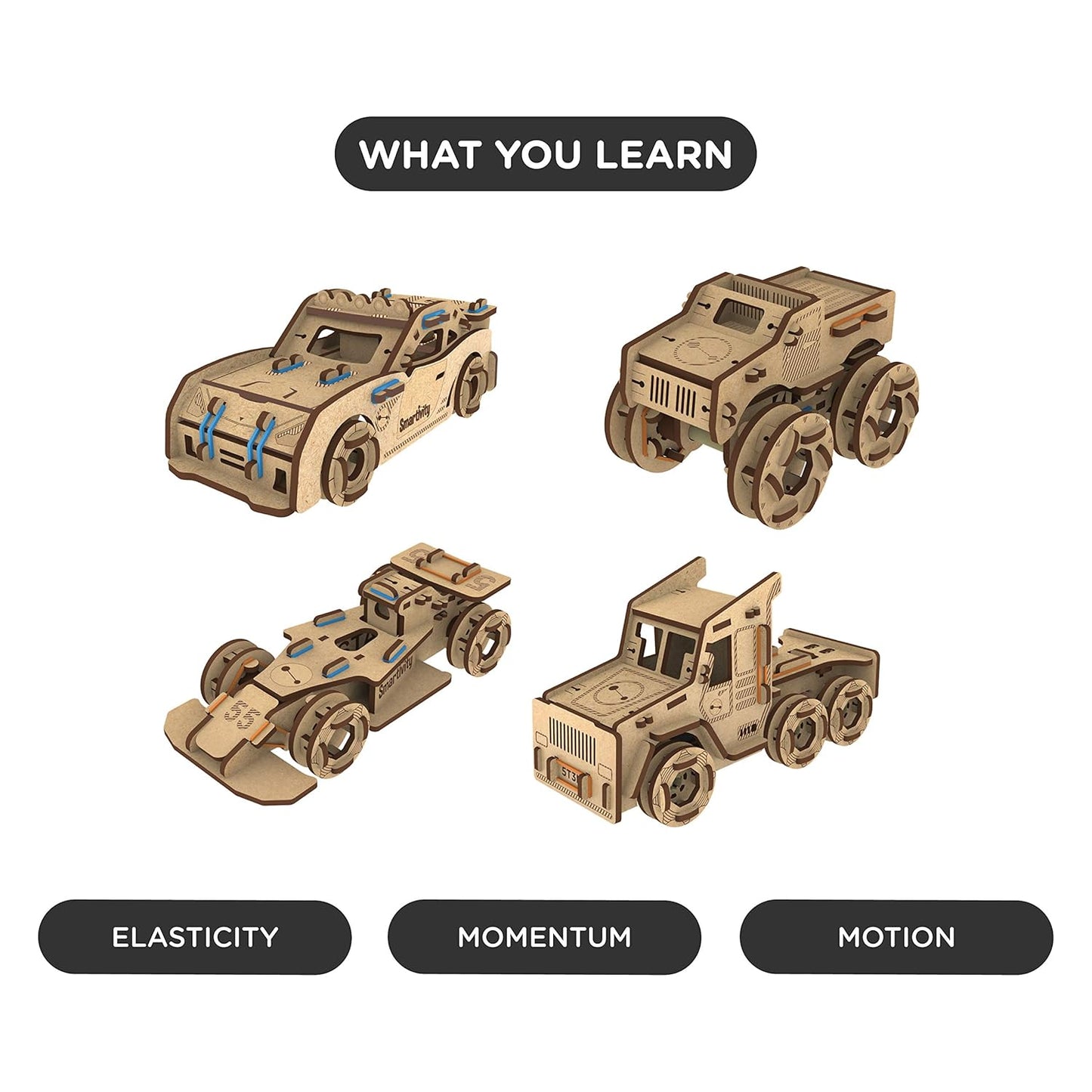 Smartivity Stem 4 Torque Busters Mega Cars Pack