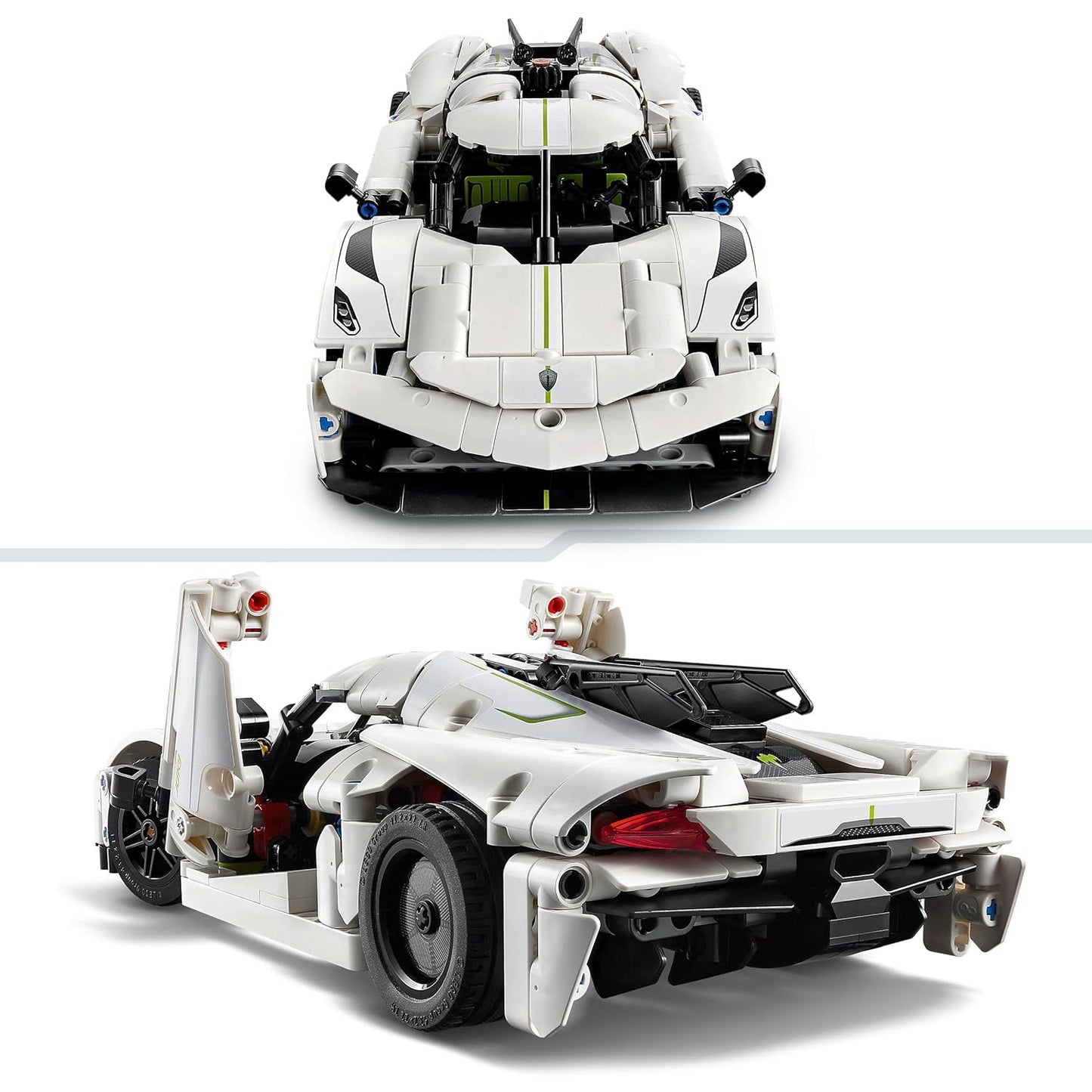 LEGO Technic Koenigsegg Jesko Absolut White Hypercar