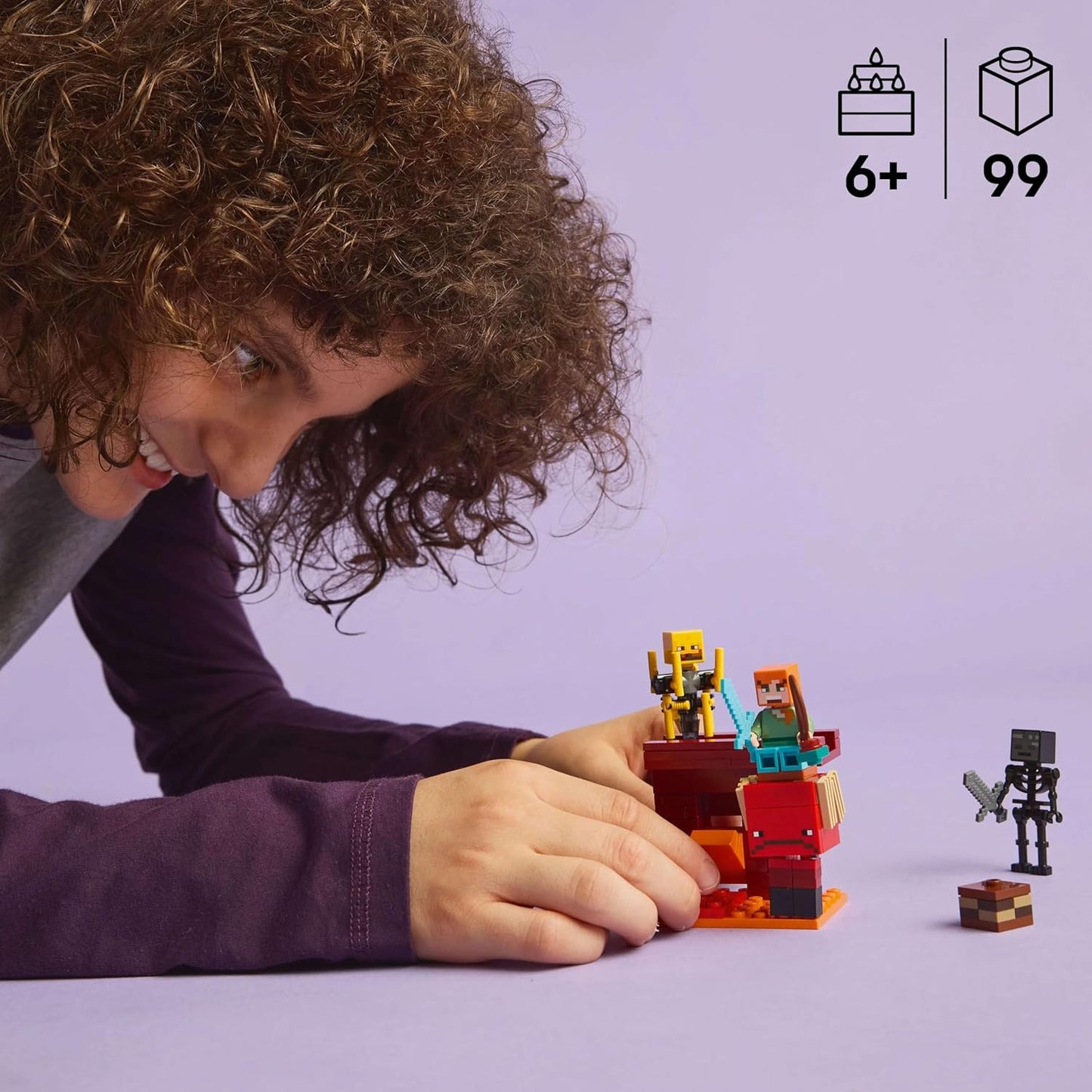 LEGO The Nether Lava Battle