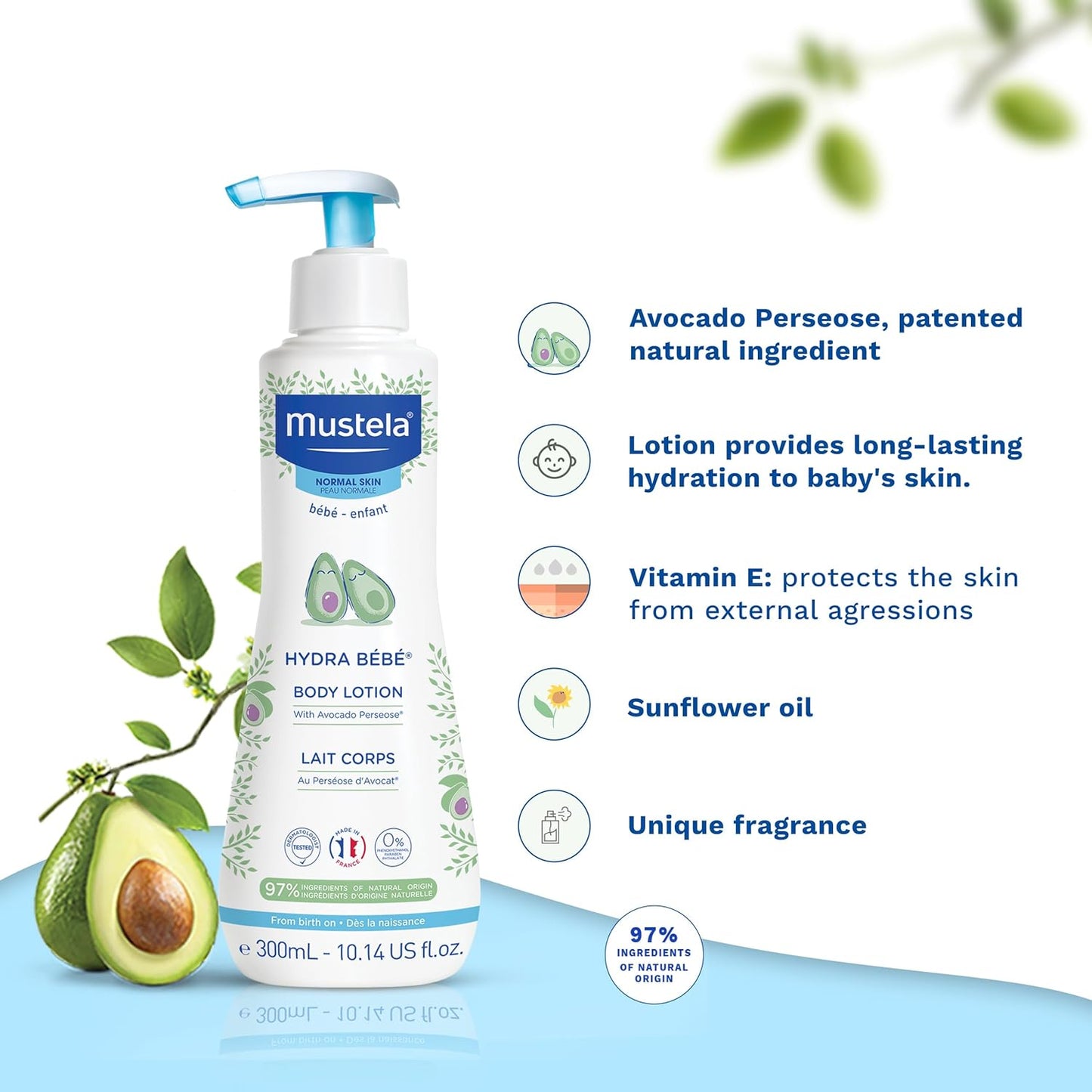 Mustela Hydra Bebe Body Lotion 100ml