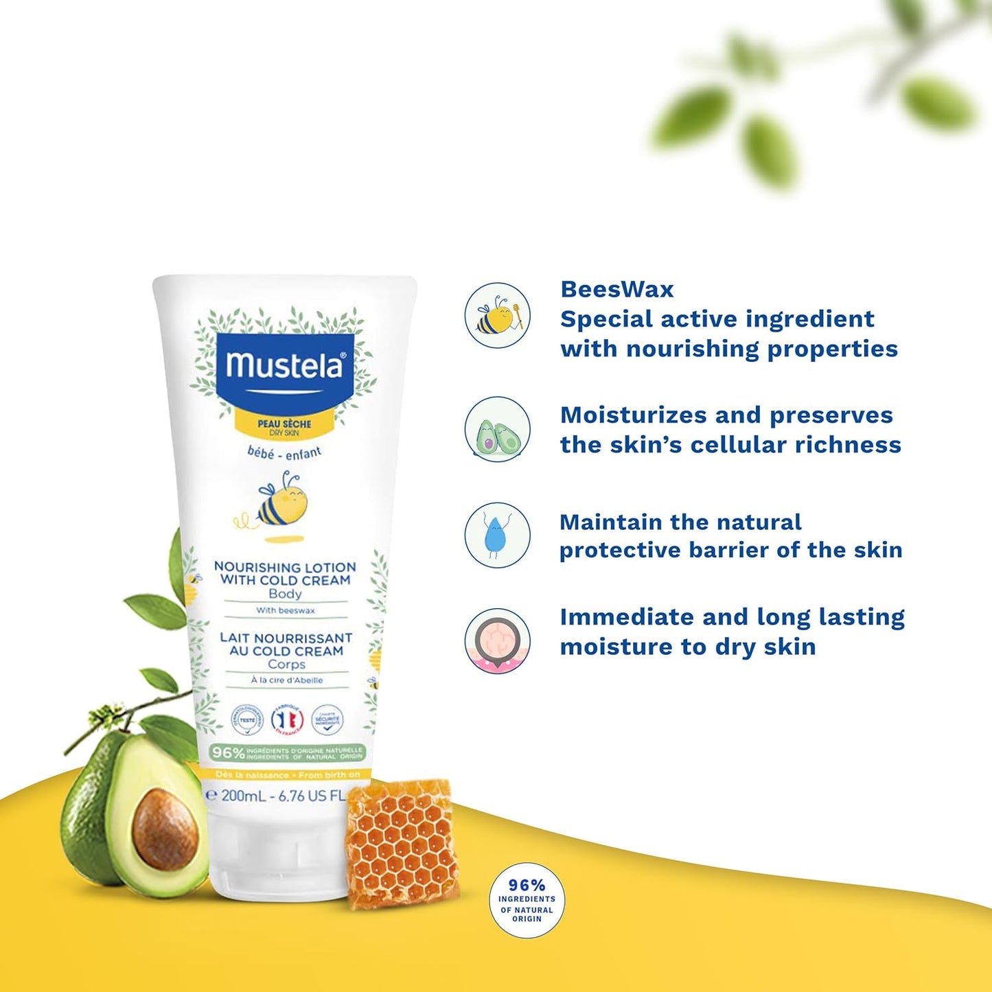 Mustela Nourishing Lotion With Cold Cream 200ml