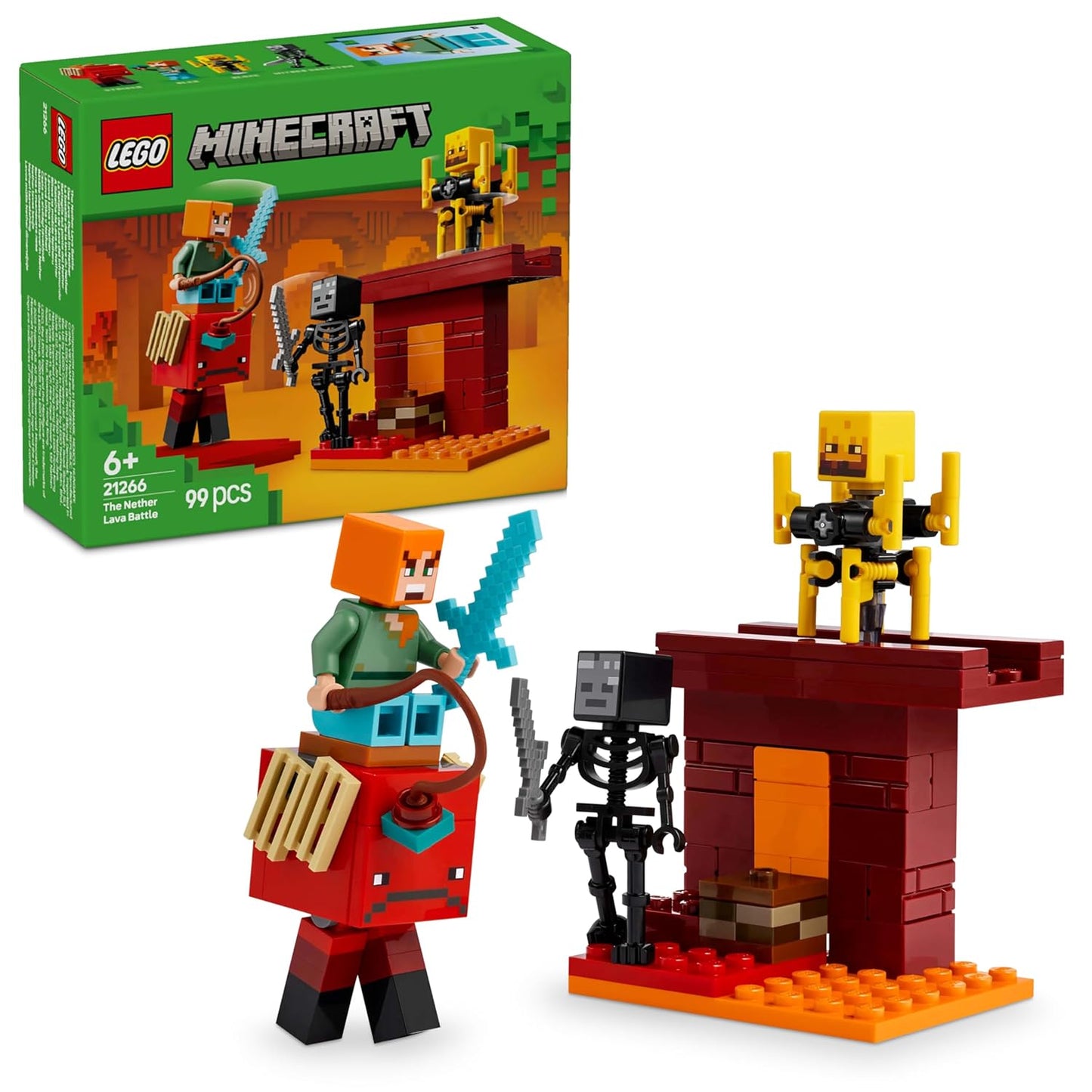 LEGO The Nether Lava Battle