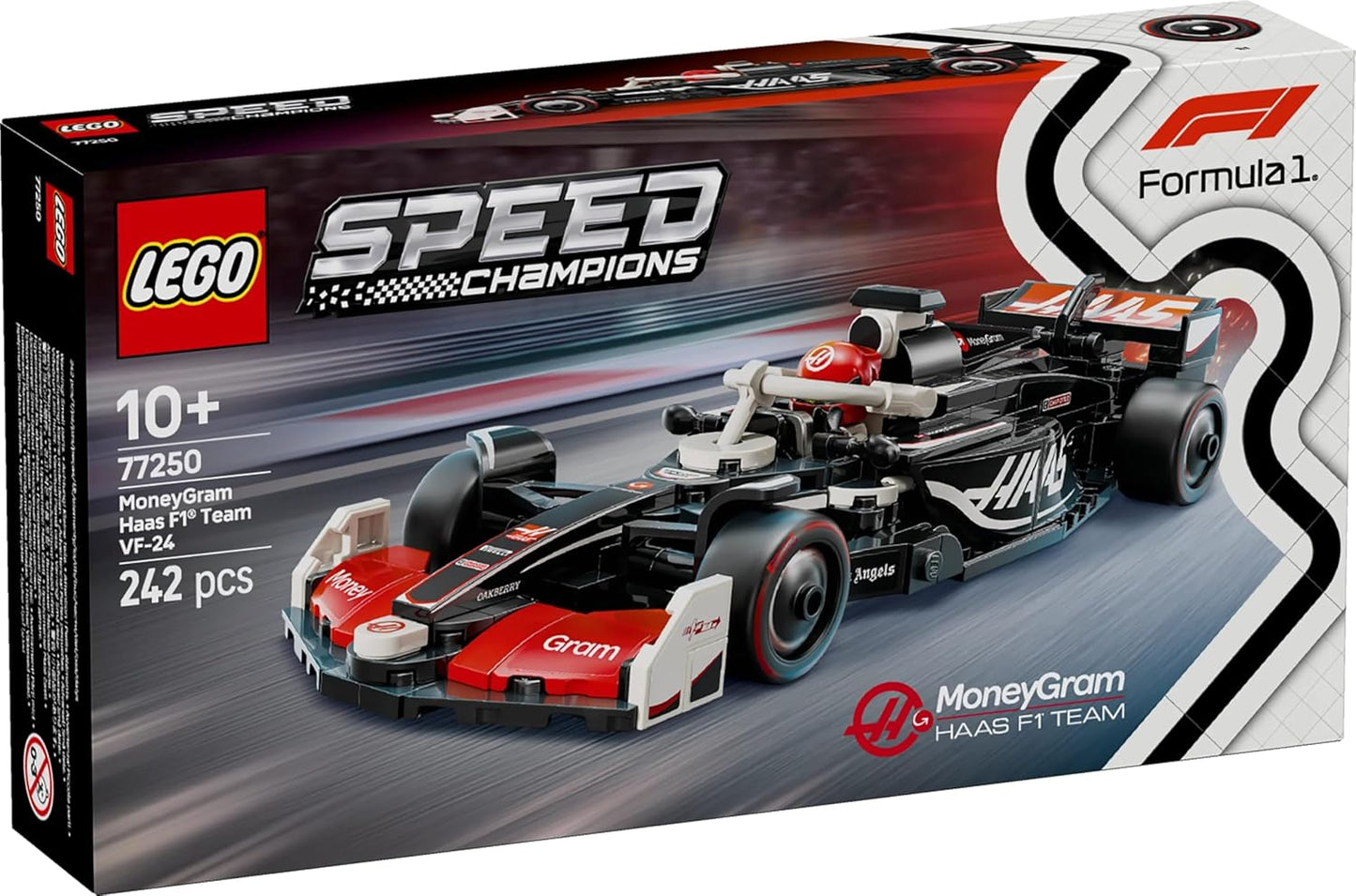 LEGO Speed Champions MoneyGram Haas F1 Team VF-24 Race Car