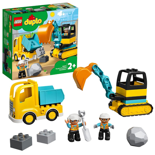 Lego Truck & Tracked Excavator