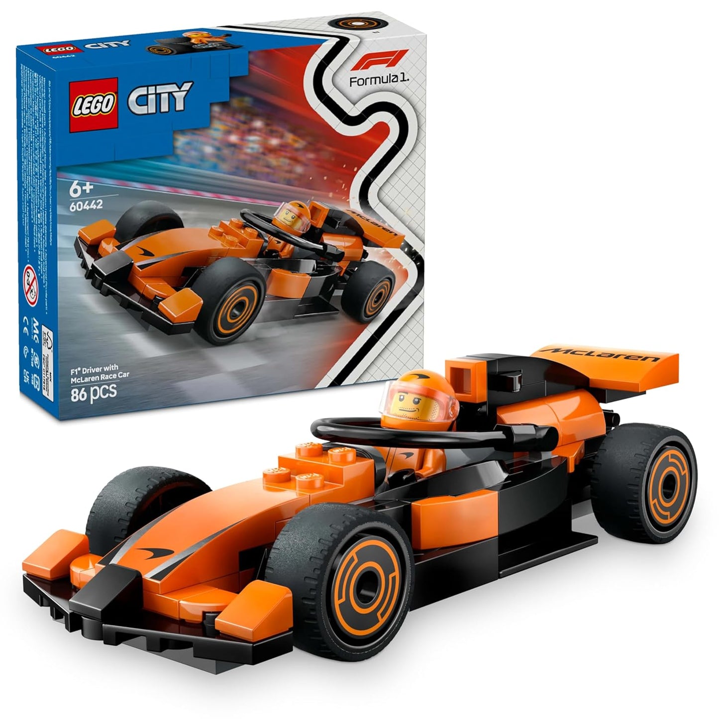 LEGO City F1 Driver with McLaren Race Car