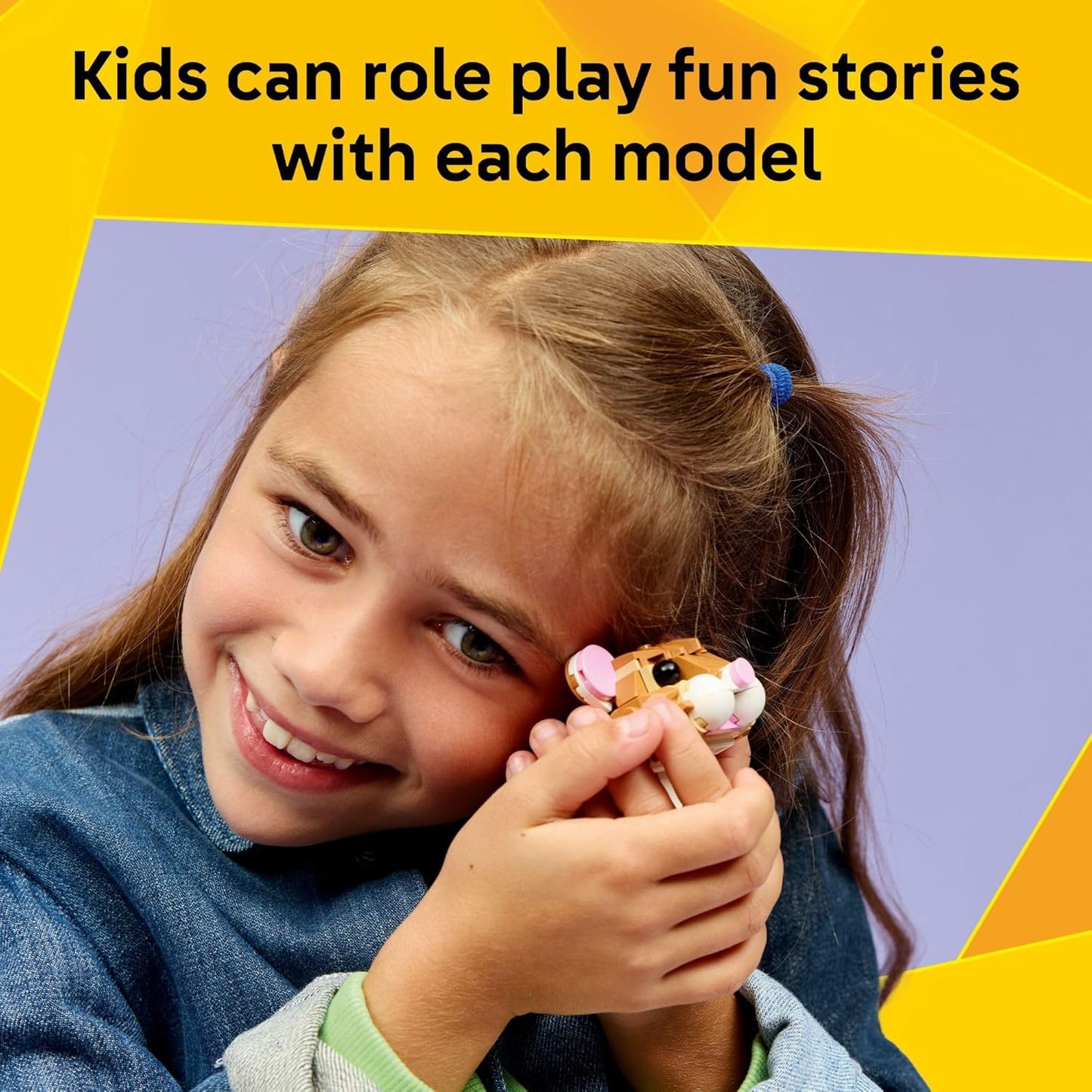 LEGO Creator 3 in 1 Cute Hamster with a Flower Building Toy