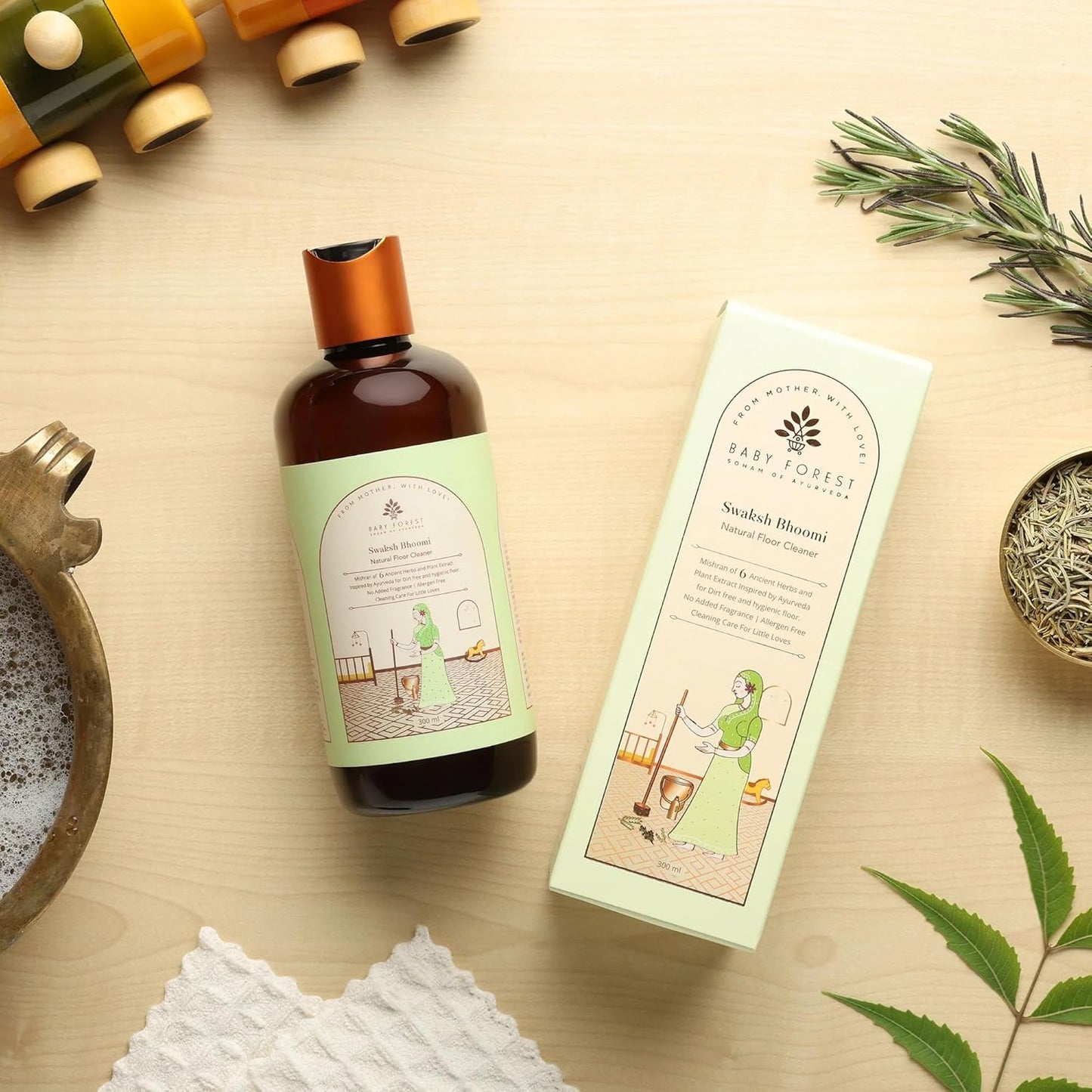 Baby Forest Everyday Cleaning Combo for Toys, Floor, desk