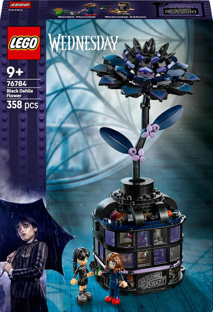 LEGO Wednesday Black Dahlia Flower
