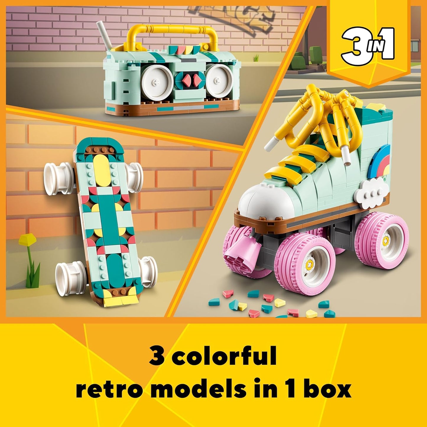 LEGO Retro Roller Skate 3in1 Toy