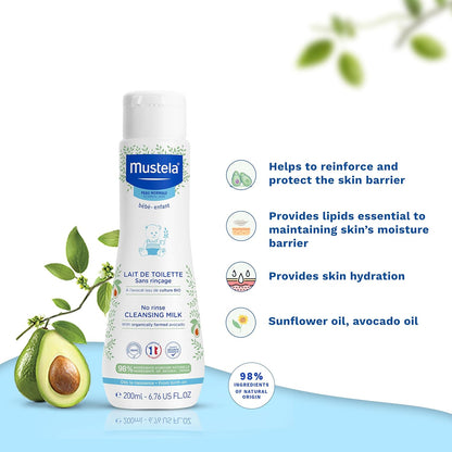 Mustela No Rinse Cleansing Milk