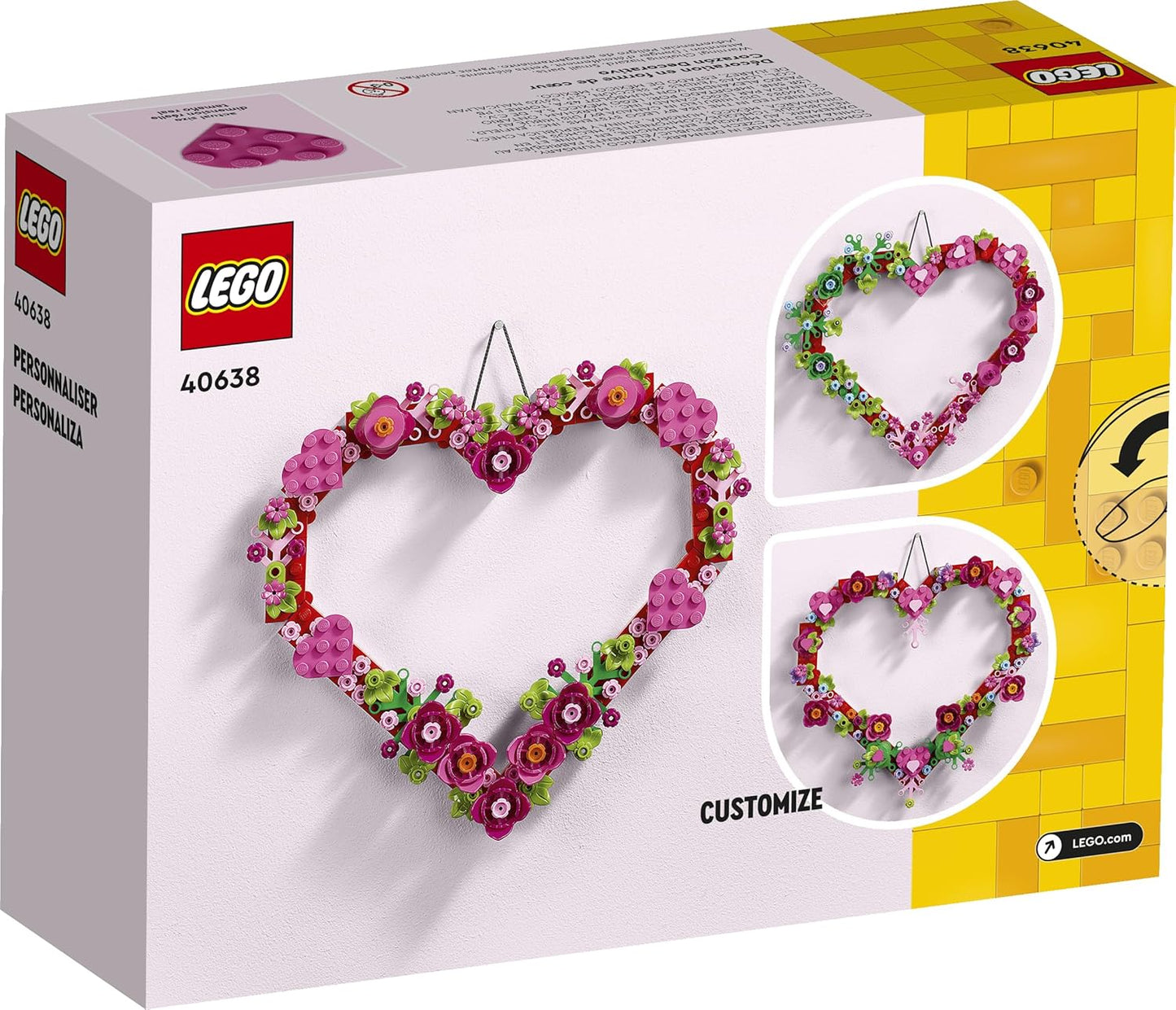 LEGO Heart Ornament