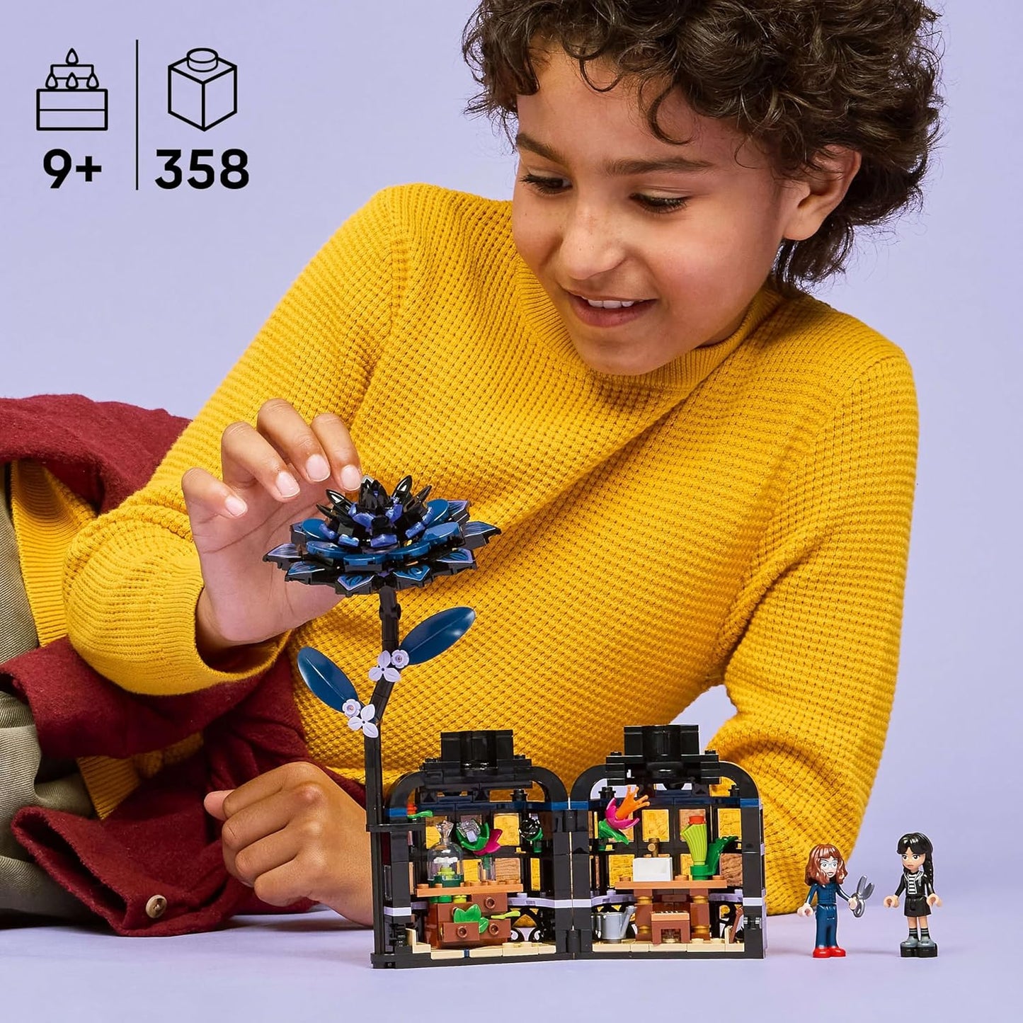 LEGO Wednesday Black Dahlia Flower