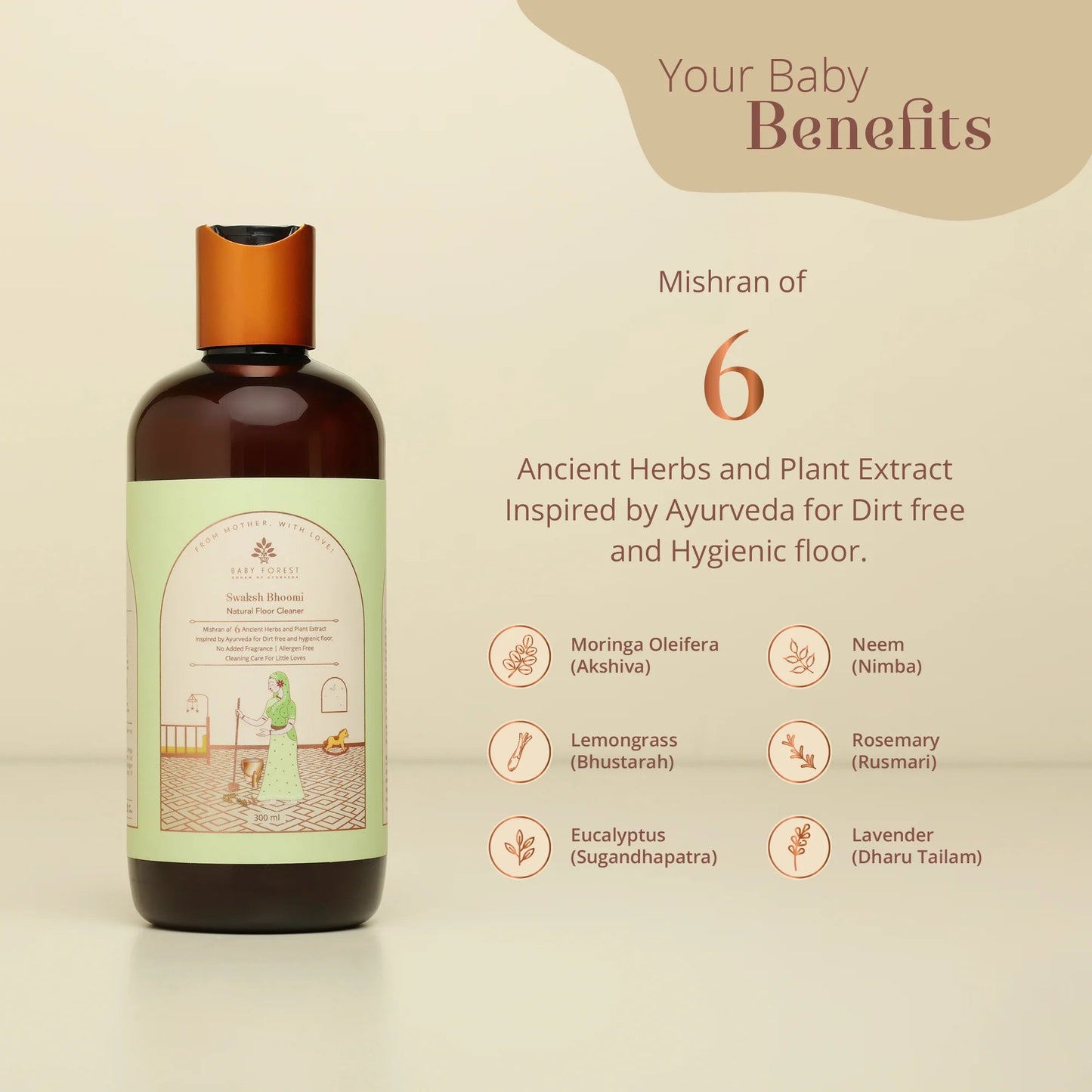 Baby Forest Swaksh Bhoomi Natural Floor Cleaner