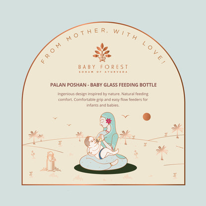 Baby Forest Palan Poshan Baby Glass Feeding Bottle