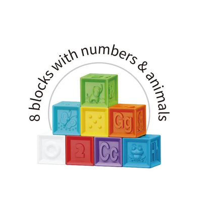 Open Ended Baby's First Soft Sensory Toy Set -14 pcs