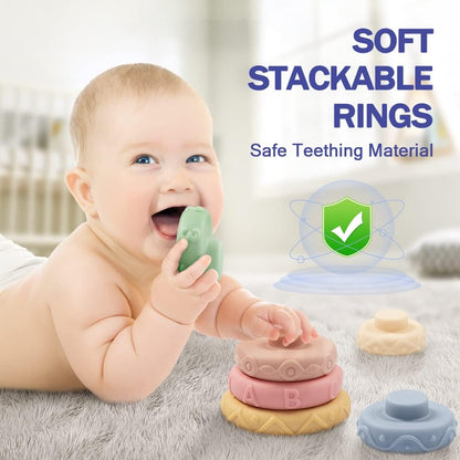 Open Ended Baby's First Soft Sensory Toy Set -23 pcs
