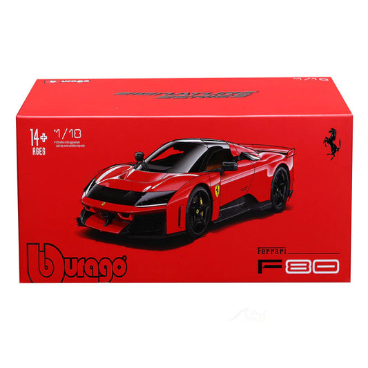 Bburago 1/18 Red FERRARI Signature - F80 Collectible Models
