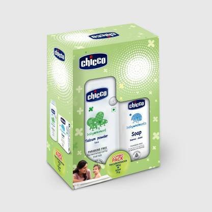 Chicco Talcum Powder 150g & Soap Bar 75g Combo