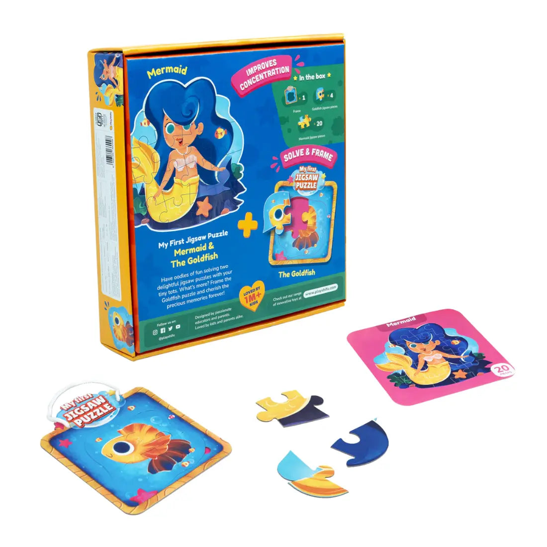 Dabble My First Jigsaw Puzzle Mermaid & The Gold Fish