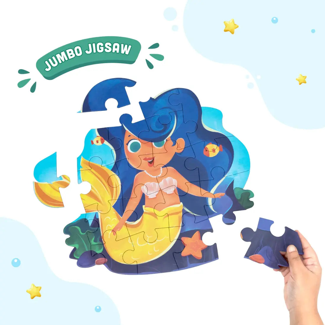 Dabble My First Jigsaw Puzzle Mermaid & The Gold Fish