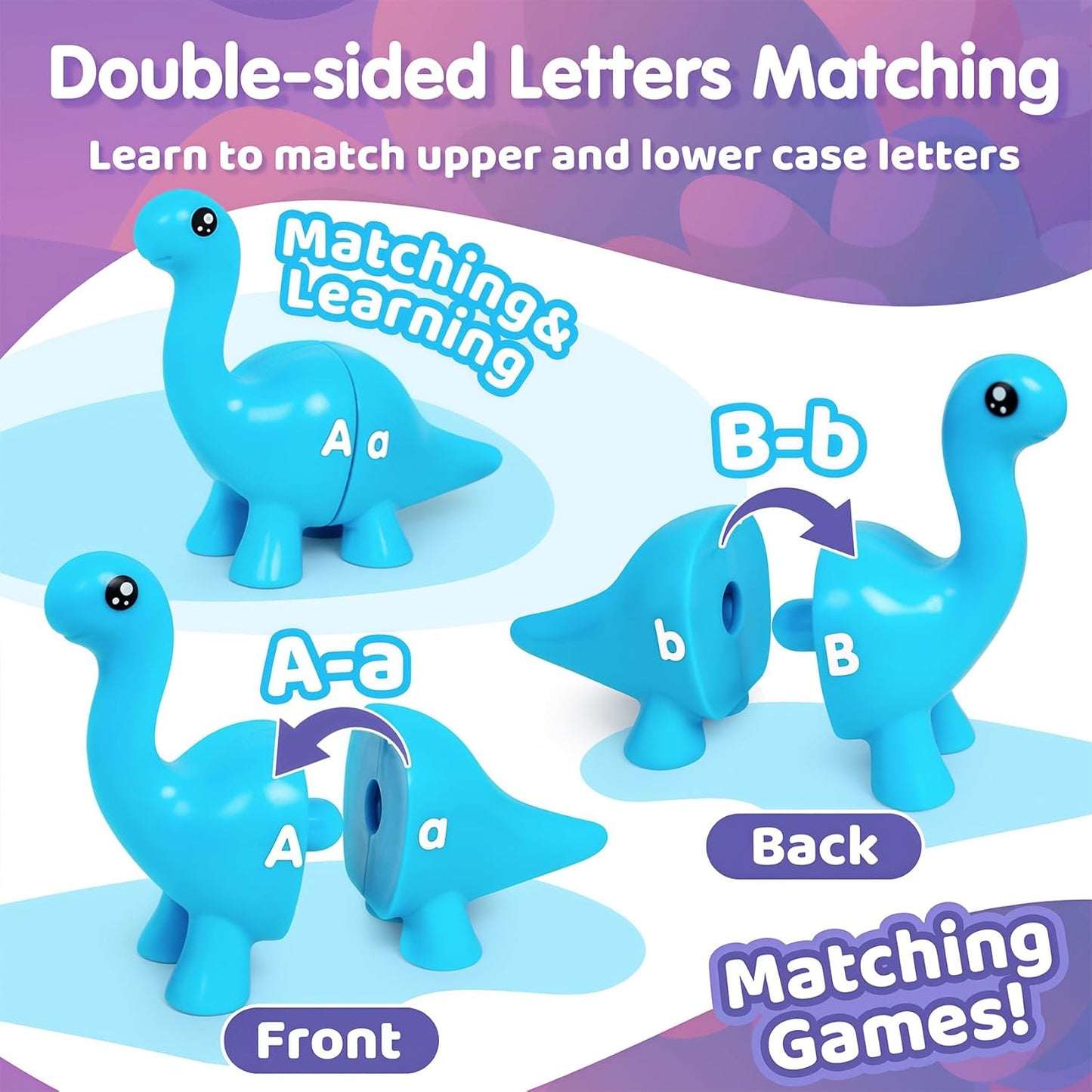 Open Ended Dino Wise Montessori Alphabet Explorer Set (26 Pcs)