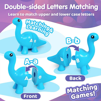 Open Ended Dino Wise Montessori Alphabet Explorer Set (26 Pcs)
