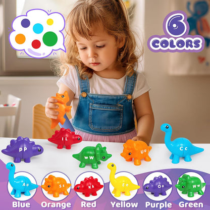 Open Ended Dino Wise Montessori Alphabet Explorer Set (26 Pcs)