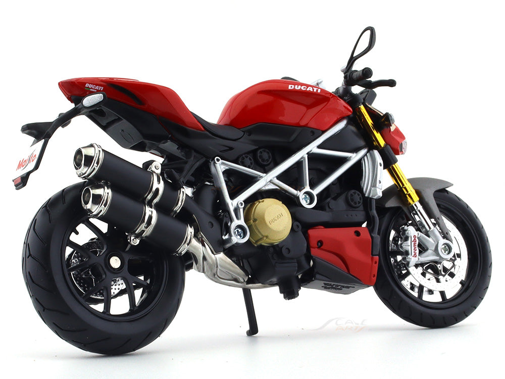Maisto Ducati Super Naked S Bike Red 1/12