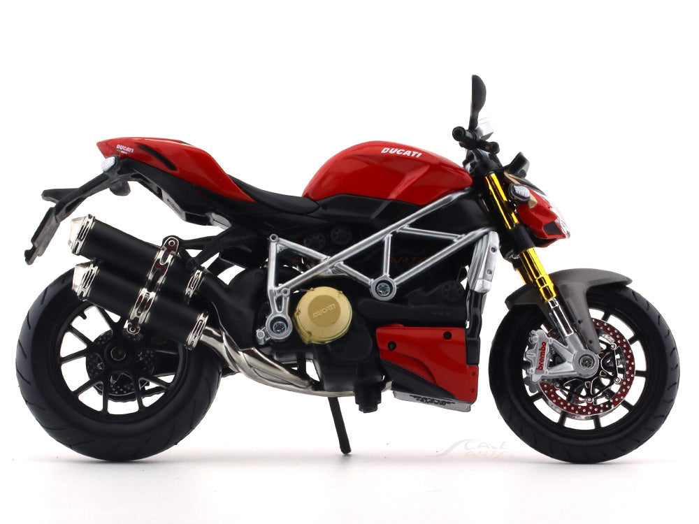 Maisto Ducati Super Naked S Bike Red 1/12