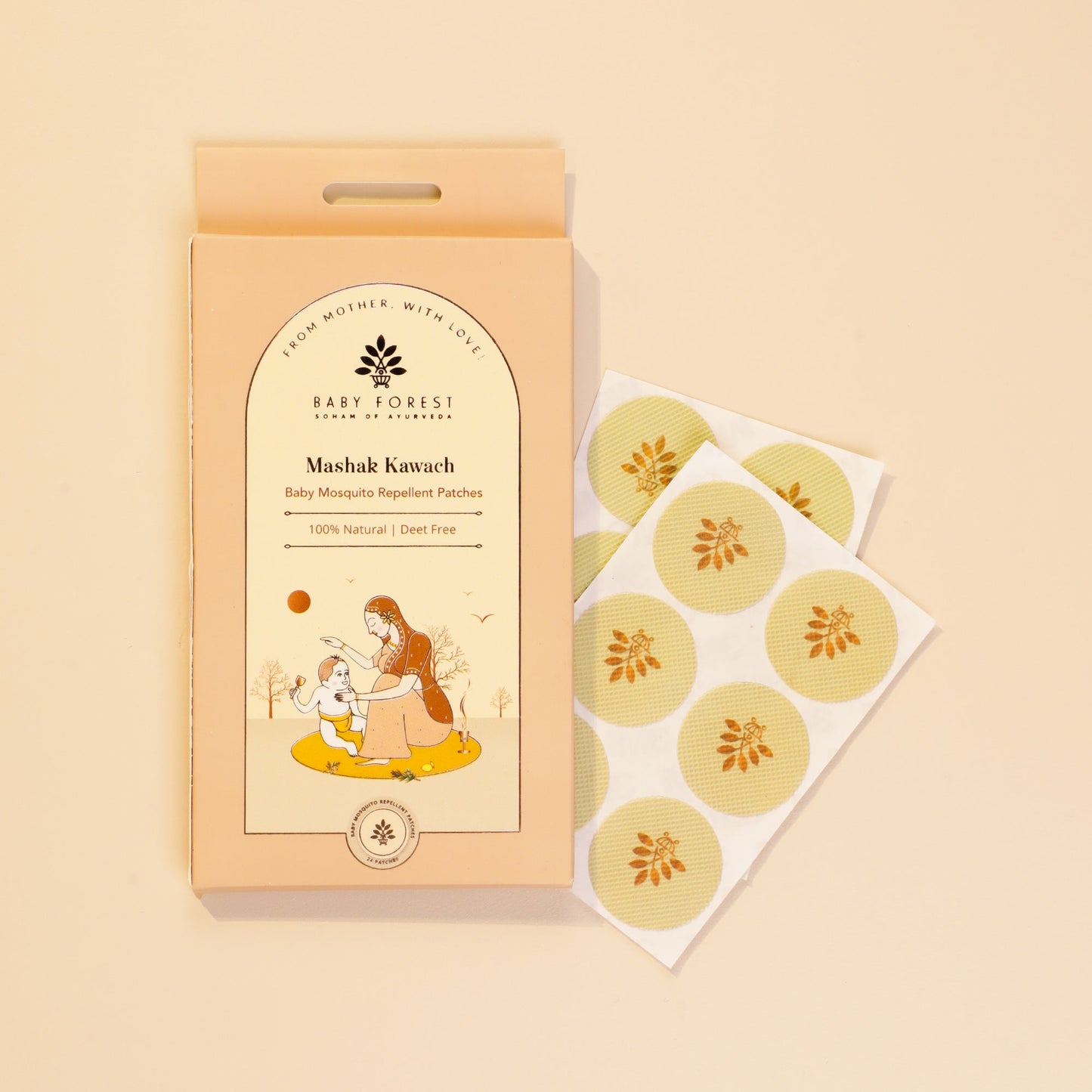 Baby Forest Mashak Kawach Baby Mosquito Repellent Patches